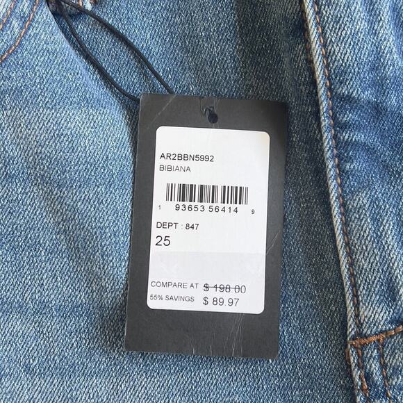 JOE'S JEANS TOMBOY DISTRESSED SLIM CROP JEANS IN BIBIANA‎ NWT WOMEN'S SIZE 25 - Picture 16 of 16